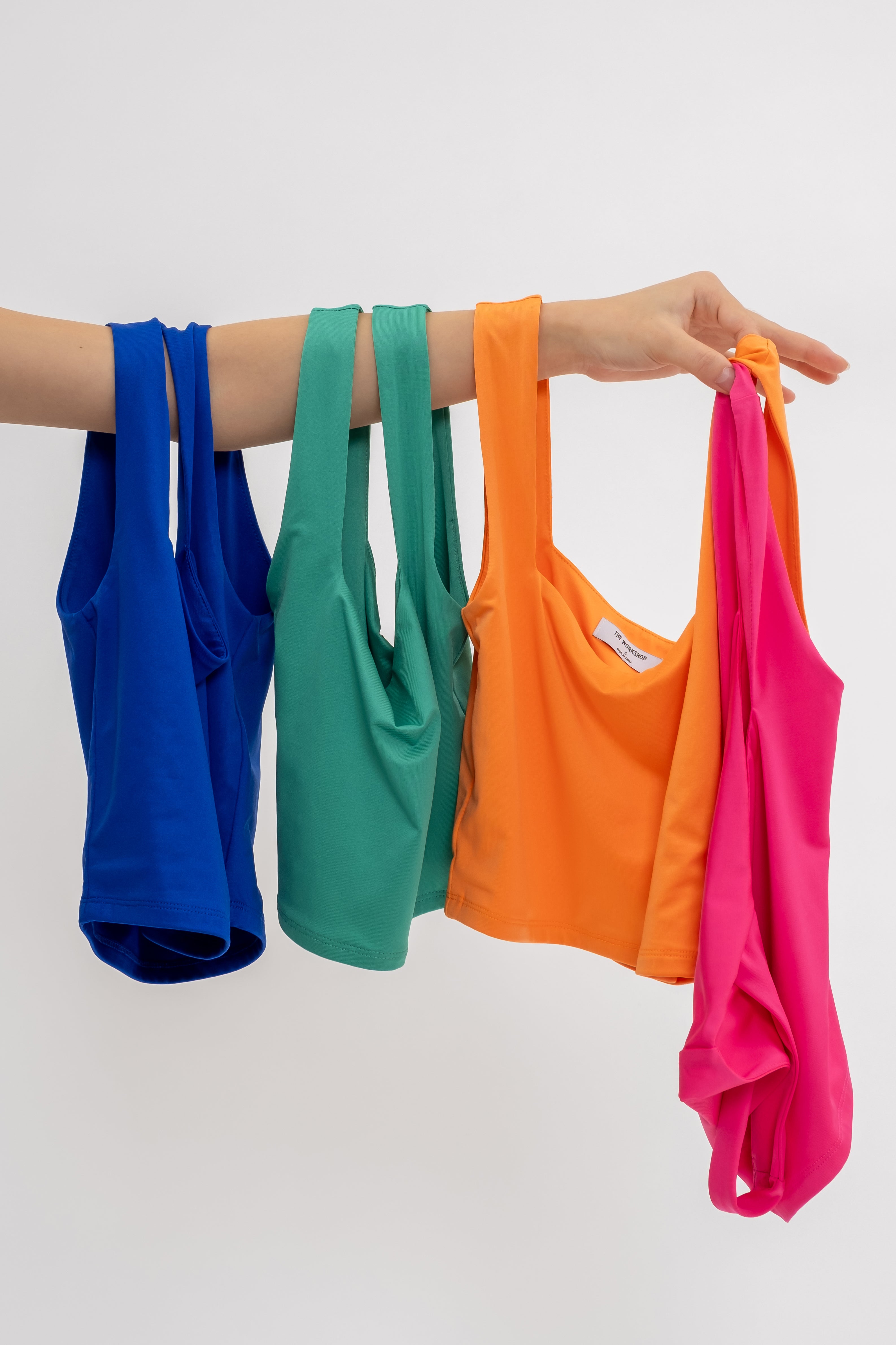 Reversible Cropped Square Neck Tank