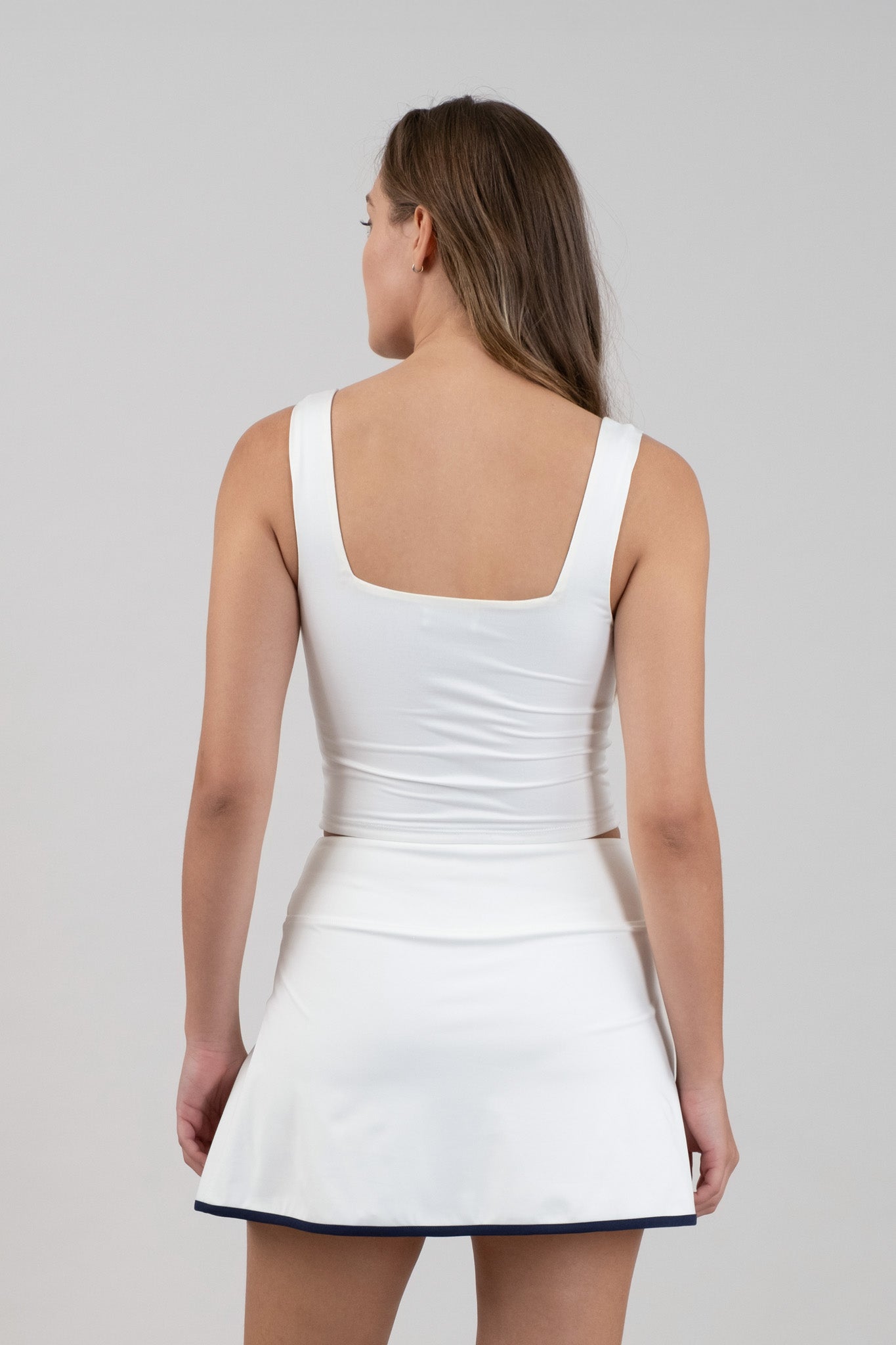 Reversible Cropped Square Neck Tank