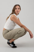 Drawstring Nylon Joggers